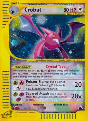 Crobat 147/144 - Skyridge Holofoil - Poke-Collect