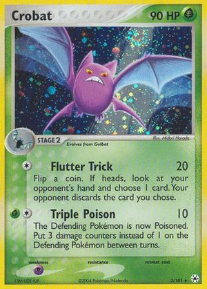 Crobat 3/101 - Hidden Legends Reverse Holofoil - Poke-Collect