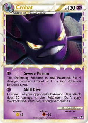 Crobat 84/95 - HSUnleashed Holofoil - Poke-Collect