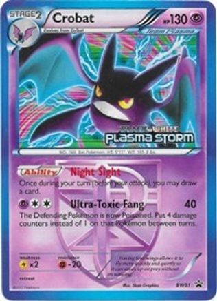 Crobat BW51/101 - BW Black Star Promos Holofoil - Poke-Collect