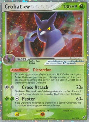 Crobat ex 96/107 - Deoxys Holofoil