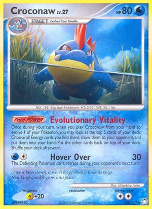 Croconaw 44/123 - Mysterious Treasures Reverse Holofoil - Poke-Collect