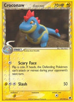 Croconaw (Delta Species) 27/101 - Dragon Frontiers Reverse Holofoil - Poke-Collect