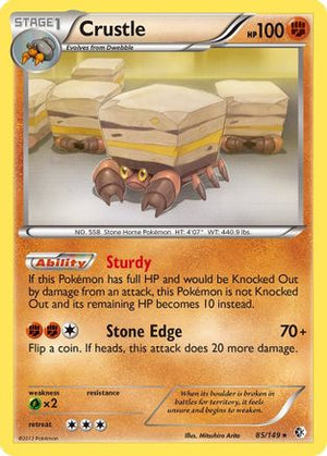 Crustle 85/149 - Boundaries Crossed Holofoil - Poke-Collect