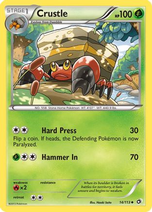 Crustle 14/113 - Legendary Treasures - Poke-Collect