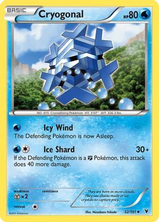 Cryogonal (32) 32/101 - Noble Victories - Poke-Collect