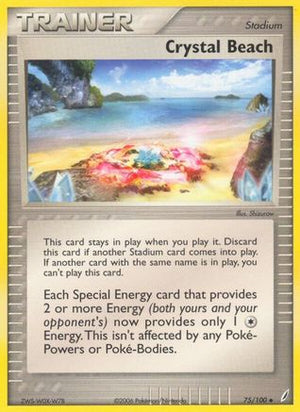 Crystal Beach 75/100 - Crystal Guardians Reverse Holofoil - Poke-Collect