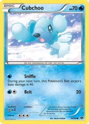 Cubchoo 36/99 - Next Destinies Reverse Holofoil