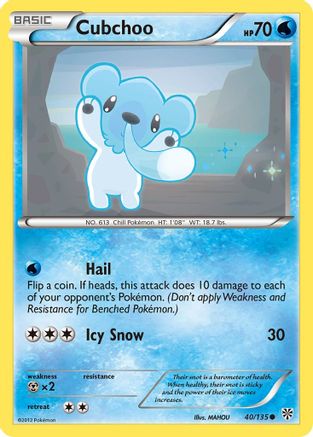 Cubchoo 40/135 - Plasma Storm - Poke-Collect