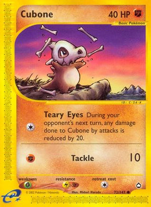 Cubone 72/147 - Aquapolis - Poke-Collect