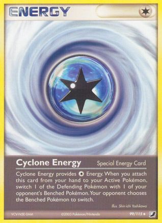 Cyclone Energy 99/115 - Unseen Forces Reverse Holofoil - Poke-Collect