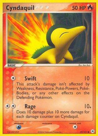 Cyndaquil 59/101 - Hidden Legends - Poke-Collect