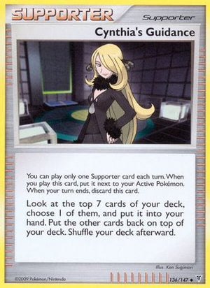 Cynthia's Guidance 136/147 - Supreme Victors Reverse Holofoil - Poke-Collect