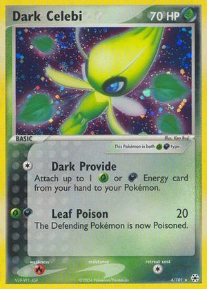Dark Celebi 4/101 - Hidden Legends Holofoil - Poke-Collect
