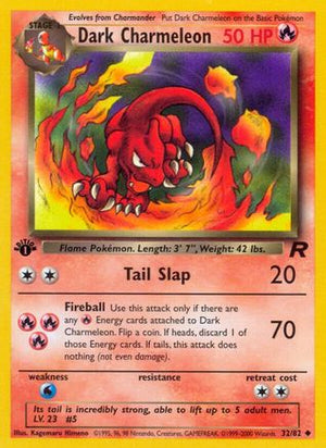 Dark Charmeleon 32/82 - Team Rocket 1st Edition - Poke-Collect
