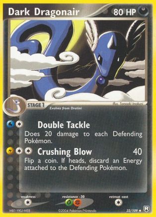 Dark Dragonair - 032/109 32/109 - Team Rocket Returns Reverse Holofoil - Poke-Collect