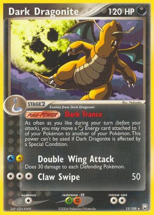 Dark Dragonite 15/109 - Team Rocket Returns Reverse Holofoil - Poke-Collect