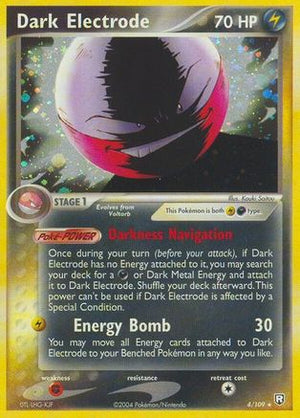 Dark Electrode 4/109 - Team Rocket Returns Reverse Holofoil - Poke-Collect