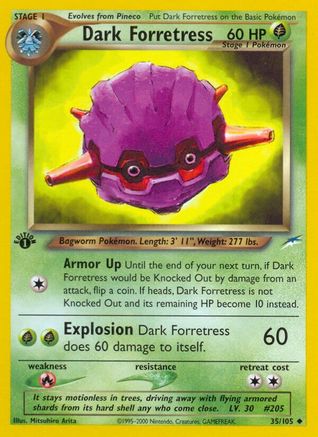 Dark Forretress 35/105 - Neo Destiny 1st Edition - Poke-Collect