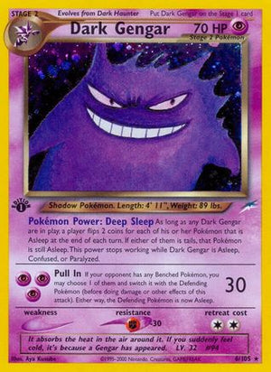 Dark Gengar 6/105 - Neo Destiny Unlimited Holofoil - Poke-Collect