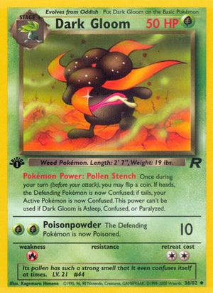 Dark Gloom 36/82 - Team Rocket Unlimited