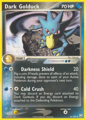 Dark Golduck 35/109 - Team Rocket Returns Reverse Holofoil