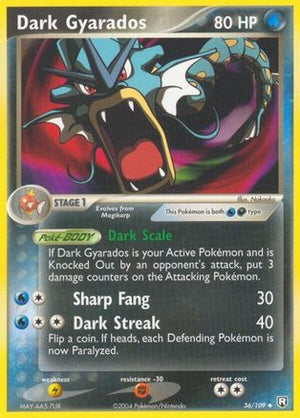 Dark Gyarados 36/109 - Team Rocket Returns Reverse Holofoil - Poke-Collect
