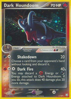 Dark Houndoom - 005/109 5/109 - Team Rocket Returns Reverse Holofoil - Poke-Collect