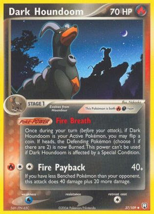 Dark Houndoom 37/109 - Team Rocket Returns Reverse Holofoil