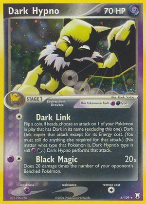 Dark Hypno 6/109 - Team Rocket Returns Reverse Holofoil - Poke-Collect