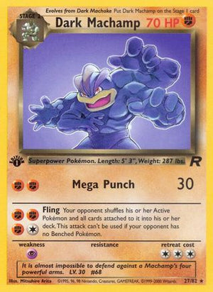 Dark Machamp 27/82 - Team Rocket Unlimited - Poke-Collect