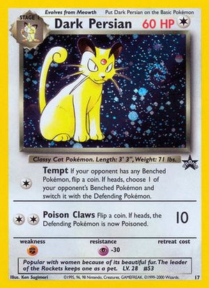 Dark Persian 17/53 - Wizards Black Star Promos Holofoil - Poke-Collect
