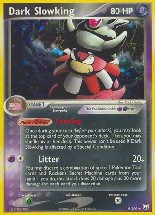 Dark Slowking 9/109 - Team Rocket Returns Reverse Holofoil - Poke-Collect