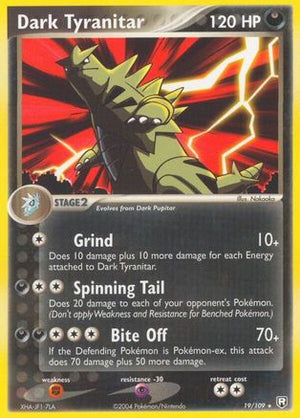Dark Tyranitar 19/109 - Team Rocket Returns Reverse Holofoil - Poke-Collect