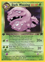 Dark Weezing 31/82 - Team Rocket 1st Edition - Poke-Collect