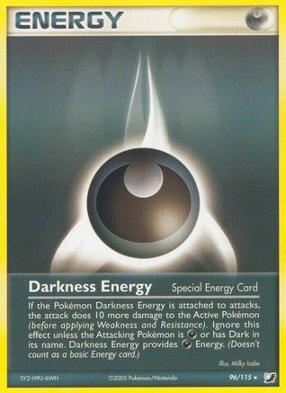 Darkness Energy (Special) 96/115 - Unseen Forces Reverse Holofoil - Poke-Collect