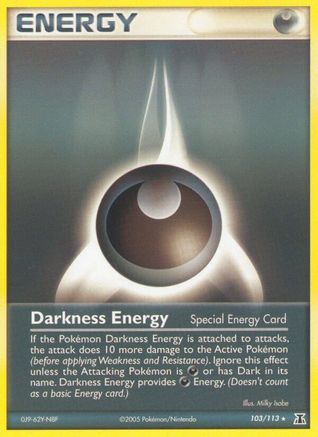 Darkness Energy 103/113 - Delta Species Reverse Holofoil - Poke-Collect