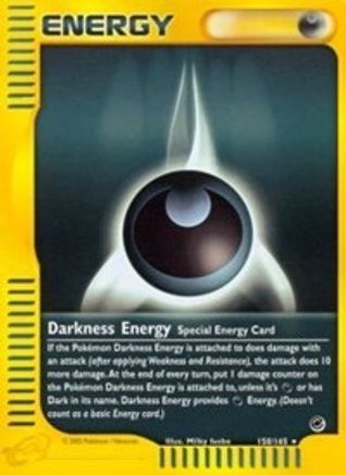 Darkness Energy 158/165 - Expedition Base Set Reverse Holofoil - Poke-Collect