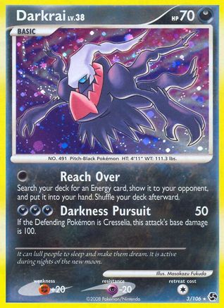 Darkrai 3/106 - Great Encounters Holofoil - Poke-Collect