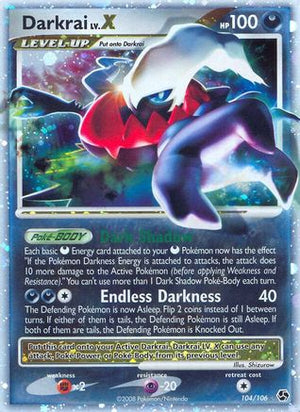 Darkrai LV.X 104/106 - Great Encounters Holofoil