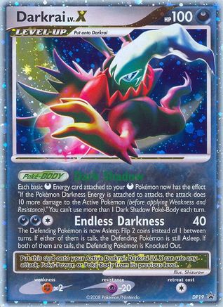 Darkrai LV.X DP19/56 - DP Black Star Promos Holofoil - Poke-Collect