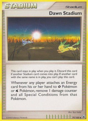 Dawn Stadium 79/100 - Majestic Dawn Reverse Holofoil