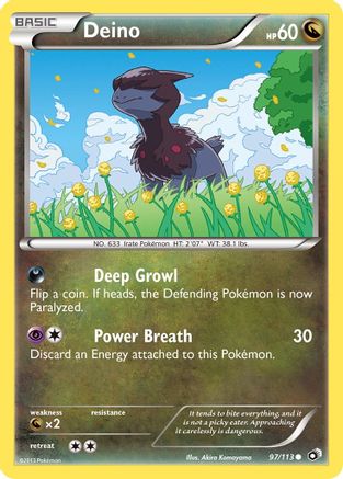 Deino 97/113 - Legendary Treasures Reverse Holofoil - Poke-Collect
