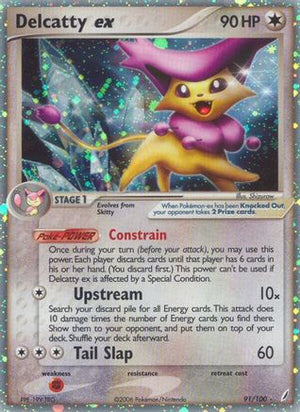 Delcatty ex 91/100 - Crystal Guardians Holofoil