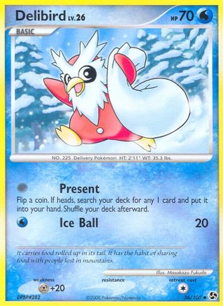 Delibird 36/106 - Great Encounters - Poke-Collect