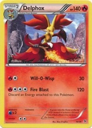 Delphox 10/39 - Kalos Starter Set