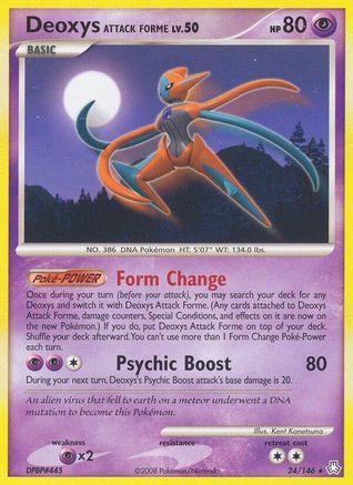 Deoxys Attack Forme 24/146 - Legends Awakened Reverse Holofoil - Poke-Collect