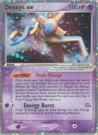 Deoxys ex (Normal Forme) 97/107 - Deoxys Holofoil - Poke-Collect