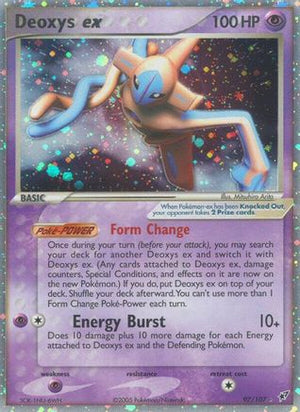 Deoxys ex 97/107 - Deoxys Holofoil