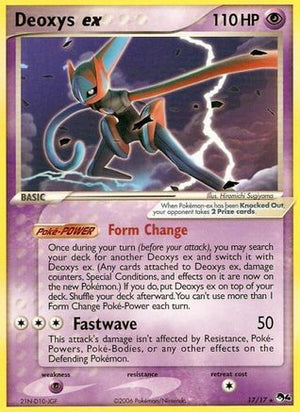 Deoxys ex 17/17 - POP Series 4